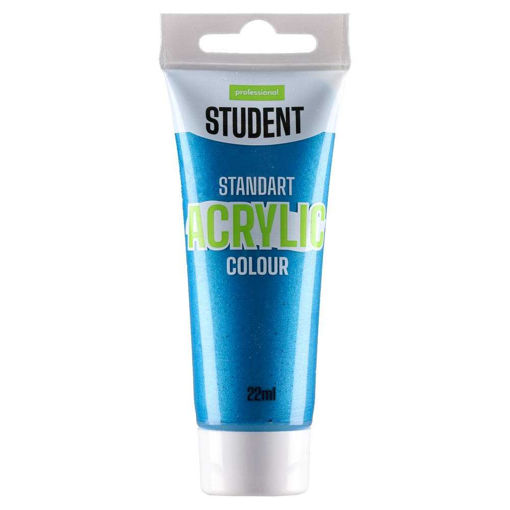 Picture of STUDENT ACRYLIC PAINT 22ML METALLIC BLUE